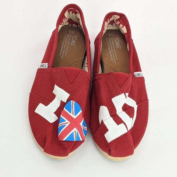 Toms Shoes - Toms one direction 1D britain flag shoes
